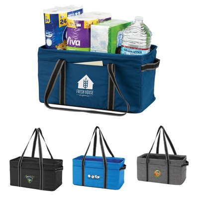 Jumbo Utility Tote Bag - Shopping-Grocery-Organizer (4 Colors) A Nurses Week Favorite